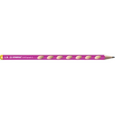 STABILO, STABILO Bleistift EASYgraph S HB 325/01-HB-6 pink, L
