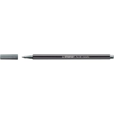 STABILO, STABILO Fasermaler Pen 68 1mm 68/805 metallic silber