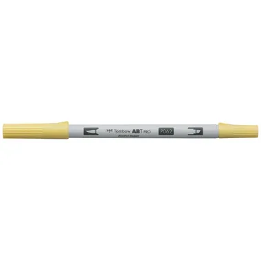 Tombow, TOMBOW Dual Brush Pen ABT PRO ABTP-062 pale yellow