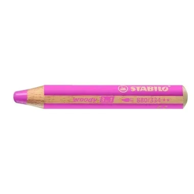 STABILO, STABILO Farbstifte Woody 3 in 1 880/334 pink