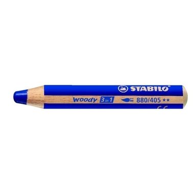 STABILO, STABILO Farbstifte Woody 3 in 1 880/405 ultramarinblau
