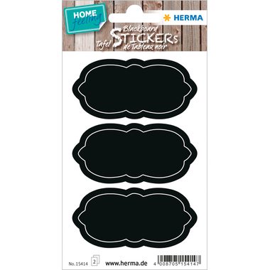 HERMA, HERMA Sticker Home Wolke 15414 schwarz 6 St&uuml;ck/2 Blatt