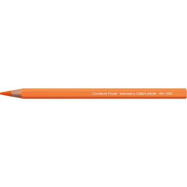 Caran d'Ache, CARAN D'ACHE Farbstift Classic 491.030 orange fluo