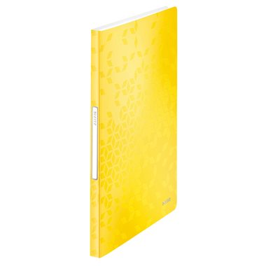 Leitz, LEITZ Sichtbuch WOW PP A4 4632-00-16 gelb 40 H&uuml;llen