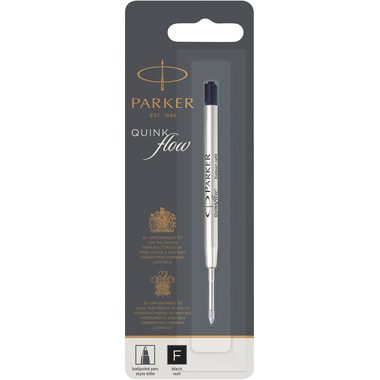 Parker, PARKER Kugelschreiber-Mine F 1950367 schwarz, QUINKflow
