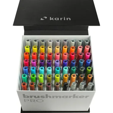 Karin, KARIN Brush Marker PRO 27C7 Mega Box 60 Farben