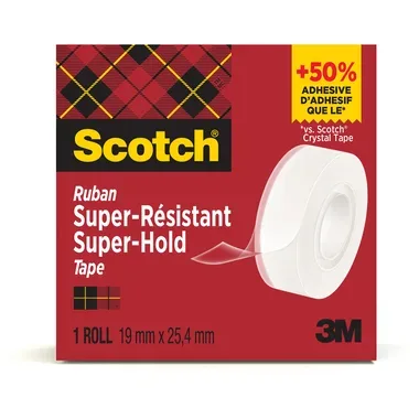 Scotch, SCOTCH Super-Hold 19mmx25.4m 700N transparent
