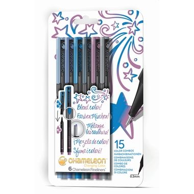 CHAMELEON, CHAMELEON Fineliner Set 0.3mm FL0604 6 Farben Cool