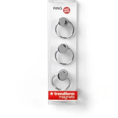 trendform, TRENDFORM Magnete RING MM2026 silber 3 St&uuml;ck