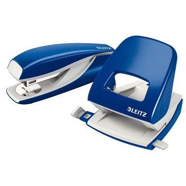 Leitz, LEITZ Locher/Hefter WOW 5095-12-36 blau, Bundle