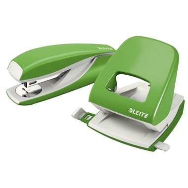 Leitz, LEITZ Locher/Hefter WOW 5095-12-54 gr&uuml;n, Bundle