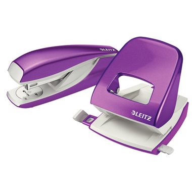 Leitz, LEITZ Locher/Hefter WOW 5095-12-62 violett, Bundle