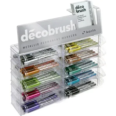Karin, KARIN Deco Brush Metallic 28Z2 Display 120 St&uuml;ck