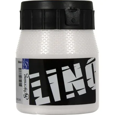 SCHJERNING, SCHJERNING Linoldruckfarbe 250ml 53152 weiss 6401