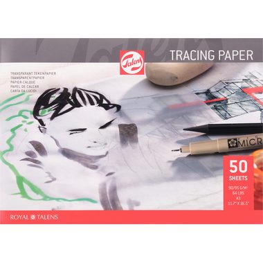 Talens, TALENS Transparent Papier A4 91530032 FSCM80 50 Blatt