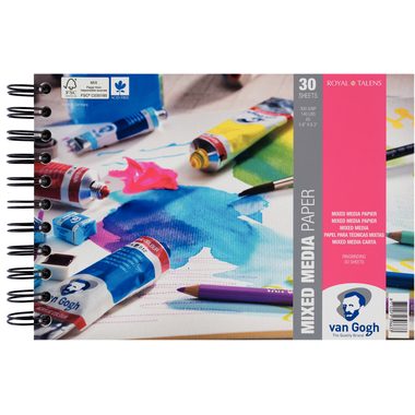 Van Gogh, VAN GOGH MIX MED Papier A5 93120003 Mix Media FSCM80 30 Blatt