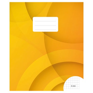 BÜROLINE, B&Uuml;ROLINE Schulheft E5 533875006 5mm kariert mit Rahmen 90g