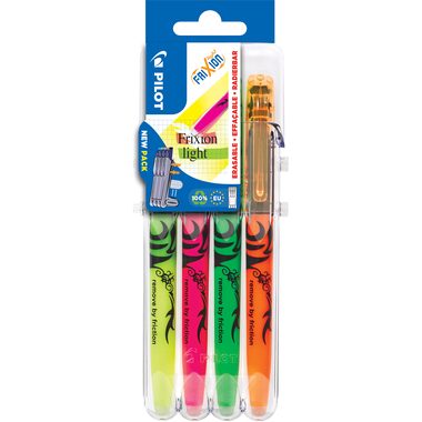 Pilot, PILOT FriXion Light 3.3-4mm 170.001.98 standard - assortiert 4 St&uuml;ck