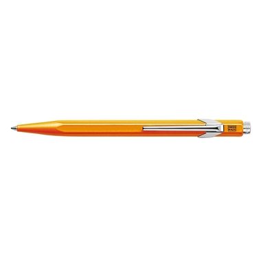 Caran d'Ache, CARAN D'ACHE Kugelschreiber 849 Pop Line 849.530 orange fluo, mit Metalletui