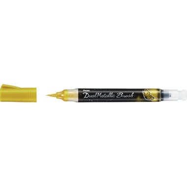 Pentel, PENTEL Brushpen Dual Metallic XGFH-DX gold