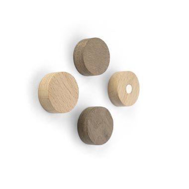 trendform, TRENDFORM Magnete WOOD ROUND FA3141 4er Set, Holz