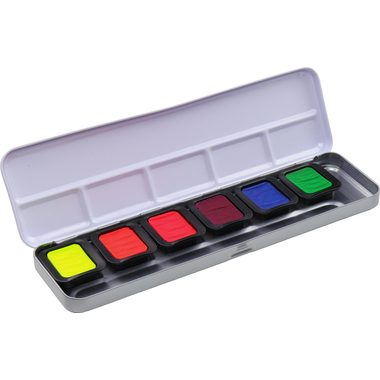 Talens, TALENS Perlglanzfarbe Finetec Box FN9000 Premium Neon 6 Farben