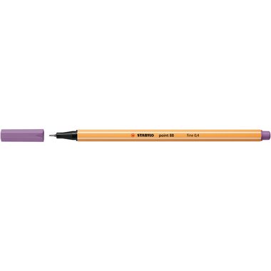 STABILO, STABILO Fineliner Point 88 0.4mm 88/62 grau violett