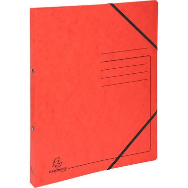 Exacompta, EXACOMPTA Ringhefter 2.0cm 542555E rot, Gummiband, 2-Ring A4