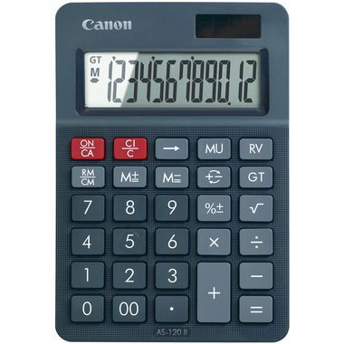 Canon, CANON Tischrechner AS-120II 4722C002AA 12-stellig schwarz