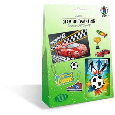 Ursus, URSUS Diamond Sticker Sports 43510003 2 Karten, 2 Anh&auml;nger