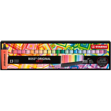 STABILO, STABILO Textmarker BOSS ARTY 7023-01-5-20 Tischset 23 Stk.