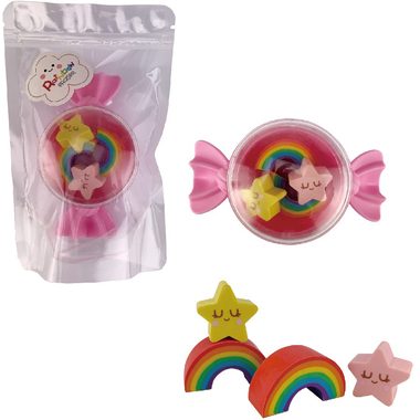 ROOST, ROOST Radiergummi 4533 Regenbogen & Stern