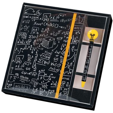 ROOST, ROOST Set Notizbuch und Stift XL1874 Math