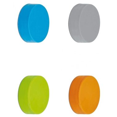 Maul, MAUL Magnet Silikon 32.6x9.8mm 61612 Farben ass., 0.8kg 4 St&uuml;ck
