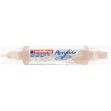edding, EDDING Acrylmarker 5400 double liner 5400-255 warmbeige