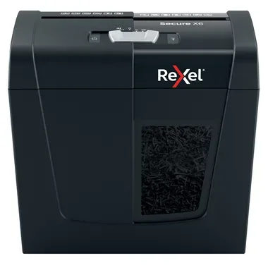 Rexel, Rexel Secure X6 Aktenvernichter Partikelschnitt Sicherheitsstufe P-4 6 Blatt