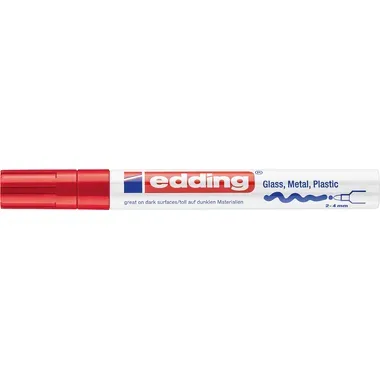 edding, EDDING Paintmarker 750 2-4mm 750-2 CREA rot