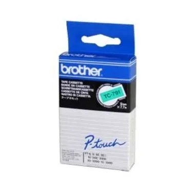 undefined, PTOUCH Band, laminiert schwarz/grün TC-791 PT-3000 9 mm
