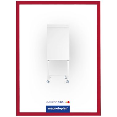 magnetoplan, MAGNETOPLAN Magnetrahmen magnetofix A4 1130306 rot 5 Stk.