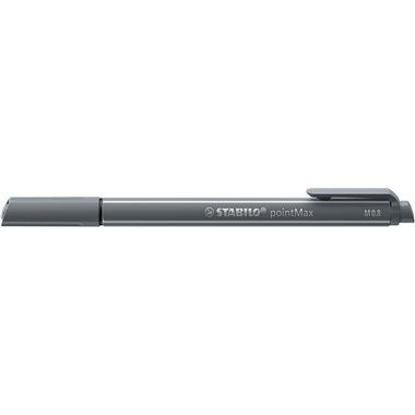 STABILO, STABILO Fineliner PointMax 0.8mm 488/96 dunkelgrau