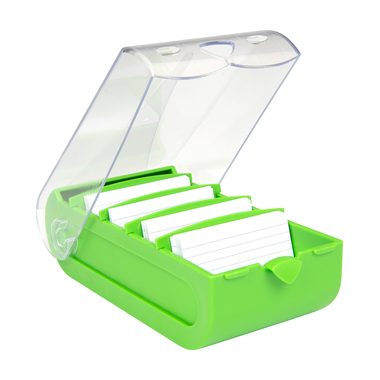 Biella, BIELLA Karteikartenbox Bunny Box A8 20885130U gr&uuml;n 195x100x63mm