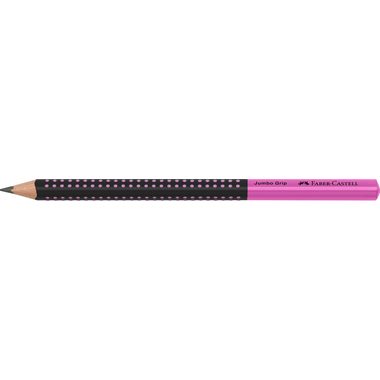 Faber-Castell, FABER-CASTELL Bleistift Jumbo Grip HB 511911 Two Tone schwarz/pink