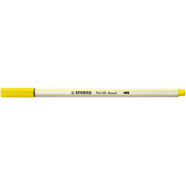 STABILO, STABILO Fasermaler Pen 68 Brush 568/24 zitronengelb