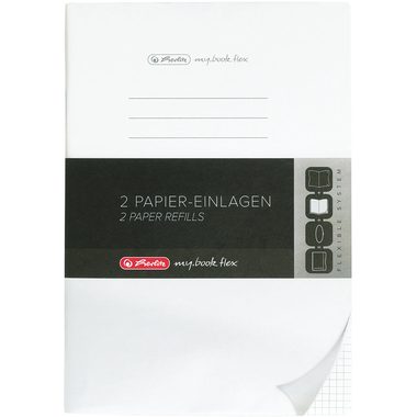 herlitz, Herlitz - Papier-Einlagen, DIN A4, Weiss