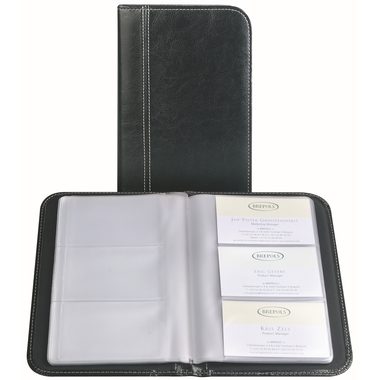 Brepols, BREPOLS Visitenkartenalbum 8523306 SCHWARZ Palermo 144 schwarz
