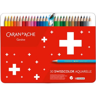 Caran d'Ache, CARAN D'ACHE Farbstifte Swisscolor 1285.73 ass. 30 St&uuml;ck