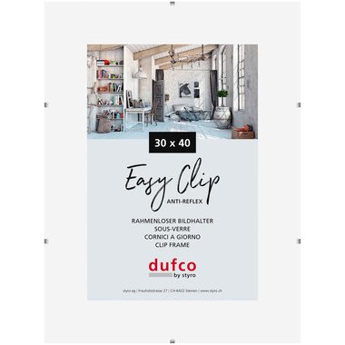 dufco, DUFCO Cliprahmen (ohne Rahmen) 1420.41005 30x40cm