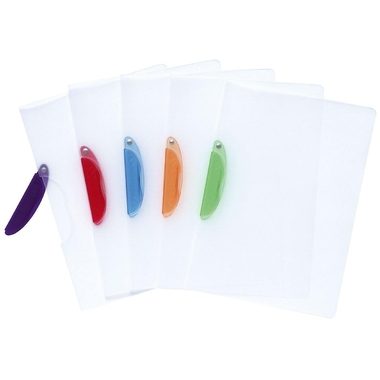 Exacompta, EXACOMPTA Klemmmappe A4 47600E Clip transp. ass. 5er Set