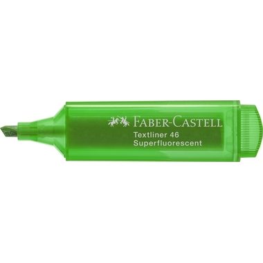 Faber-Castell, FABER-CASTELL Textmarker TL 46 Superfluor 154663 gr&uuml;n