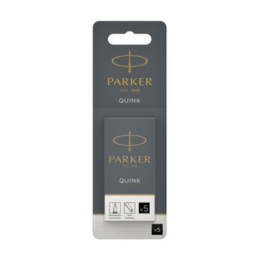Parker, PARKER Tintenpatrone Quink 1950402 schwarz, 5 St&uuml;ck